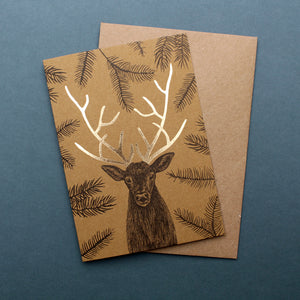 x4 Foiled Stag Cards