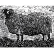 Load image into Gallery viewer, Molly Lemon Wood Engraving Sheep

