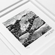 Load image into Gallery viewer, Uley Study With Bonfire (black and white) 2022
